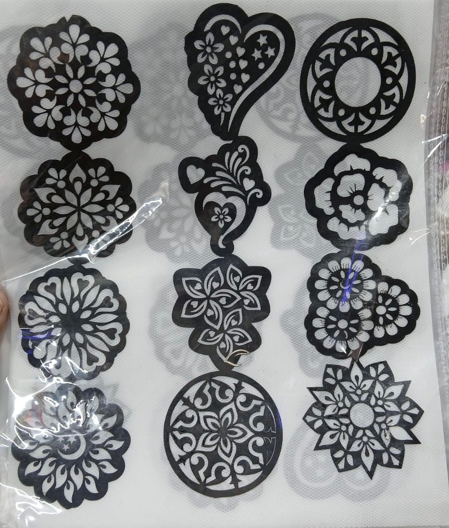 Reusable Mehendi Bunch Stencil, Henna Tattoo Stencil For Women, Body Art Sticker, Reusable Henna Sticker Reusable Mehendi Bunch Stencil, Henna Tattoo Stencil For Women, Body Art Sticker, Reusable Henna Sticker